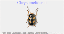 Desktop Screenshot of chrysomelidae.it